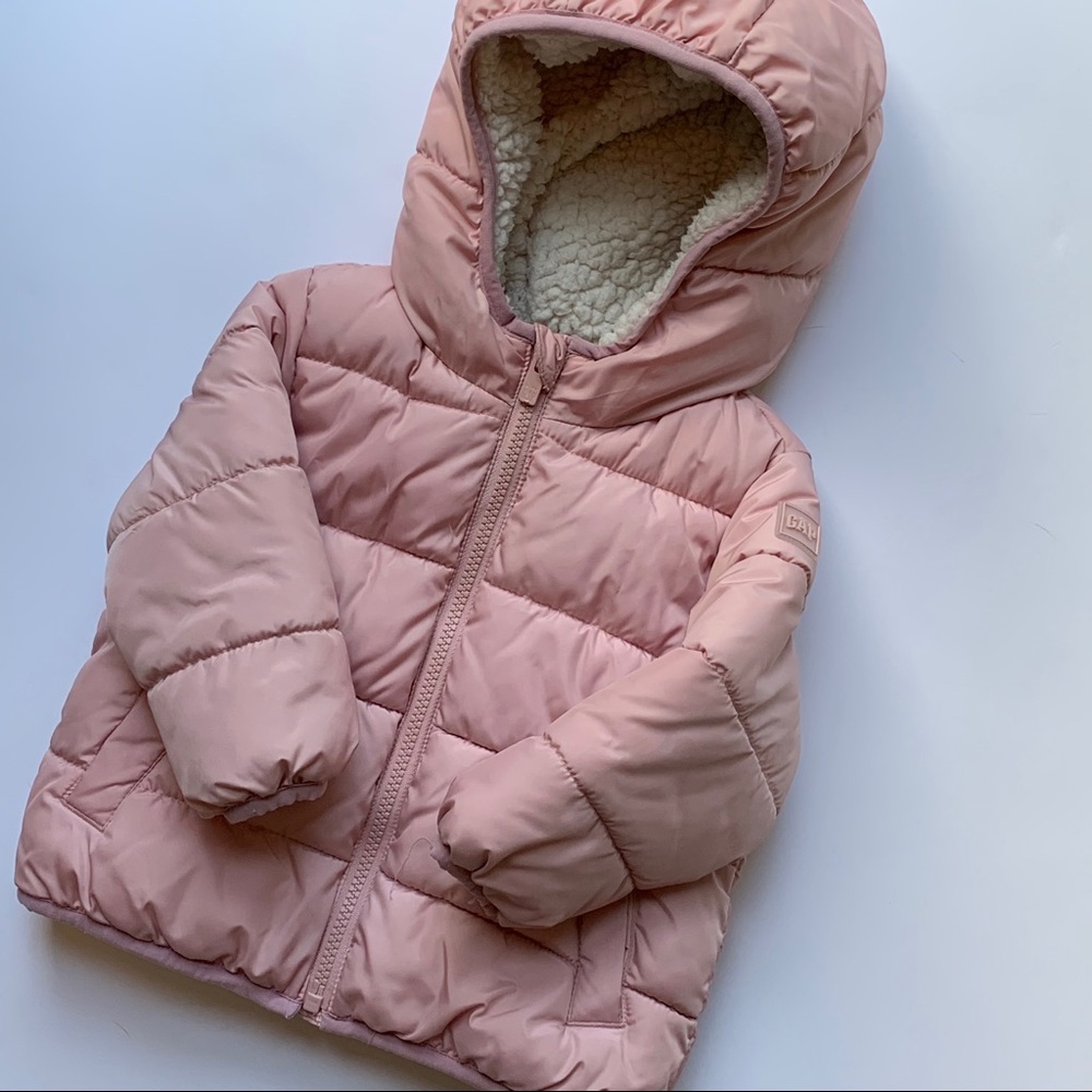 Girls’ Baby Gap winter puffer jacket, size 18-24mo